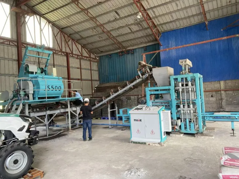 fully automatic concrete product production line
